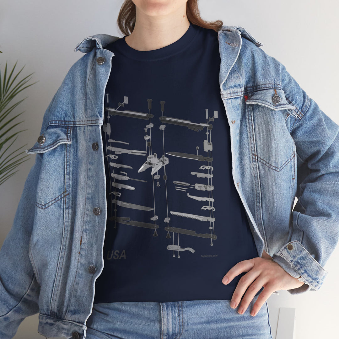 T-Shirt with ARC Exploded Diagram