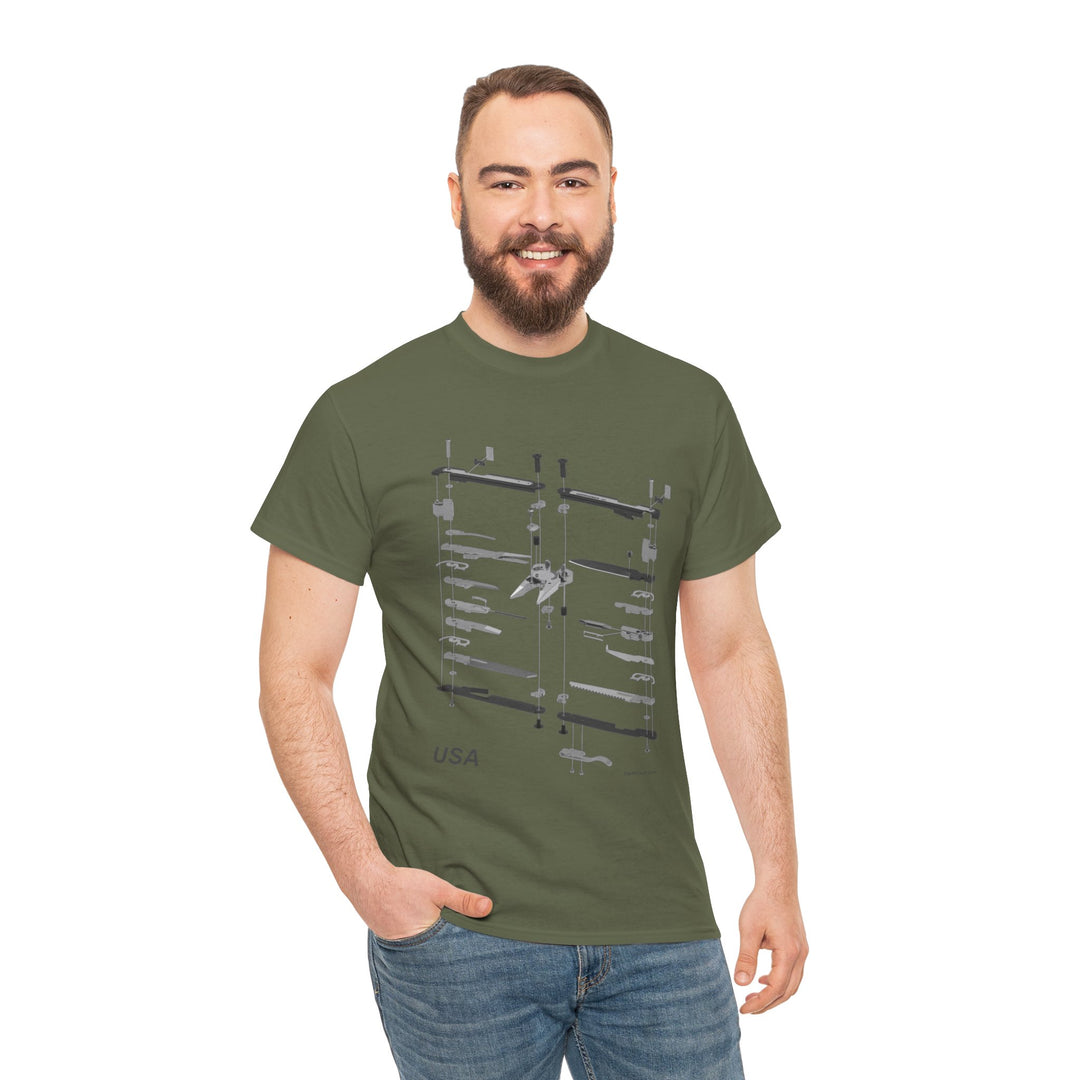 T-Shirt with ARC Exploded Diagram
