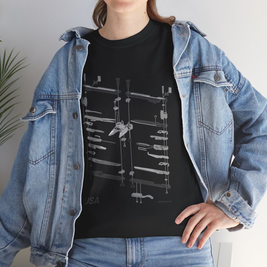 T-Shirt with ARC Exploded Diagram