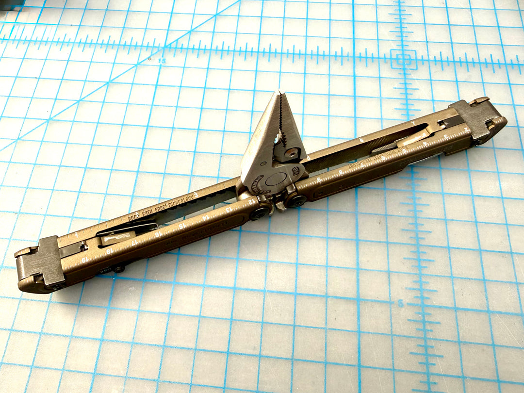 Laser Etched Ruler for Leatherman Multitools