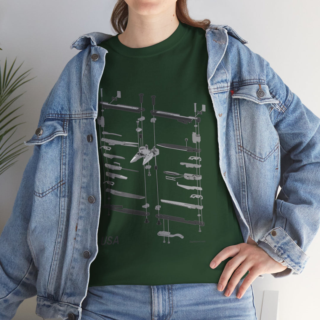T-Shirt with ARC Exploded Diagram