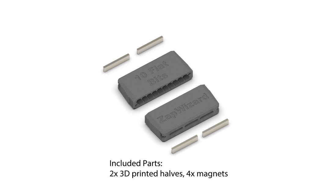 Compact Lock Bit Ultra Compact Flat Bit Holder – ZapWizard Design