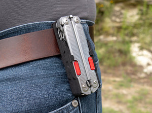 Holster for Leatherman Free P4 3d printed Thumb tabs sold separately