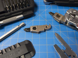 Flat Bit Holder Mod for Leatherman FREE P4 &amp;, P2 3d printed Bits, tools and other accessories not included